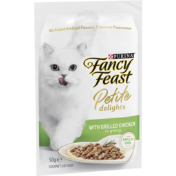 Photo of Fancy Feast Cat Food Petite Delights Chicken Grilled Wet Cat Food 50g