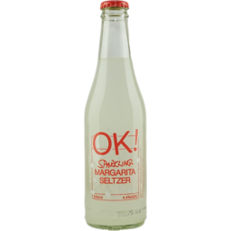 Photo of Ok! Sparkling Margarita Seltzer Bottle 330ml