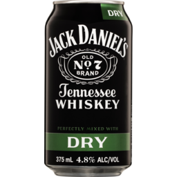 Photo of Jack Daniels & Dry Can 375ml
