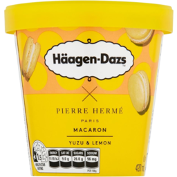 Photo of Haagen Dazs Macaron Yuzu & Lemon Ice Cream 420ml