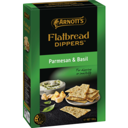 Photo of Arnott's Flatbread Dippers Cracker Parmesan & Basil 130g