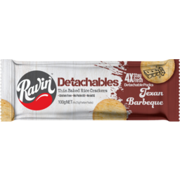 Photo of Ravin Detachables Texan Barbeque Rice Crackers 100g