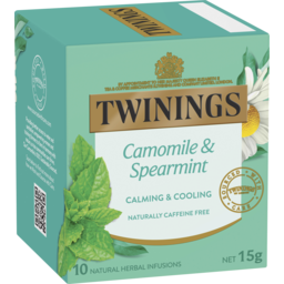 Photo of Twinings Camomile & Spearmint Herbal Infusions Tea Bags 10 Pack 15g