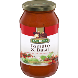 Photo of San Remo Pasta Sauce Tomato & Basil