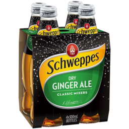 Photo of Schweppes Dry Ginger Ale Bottles