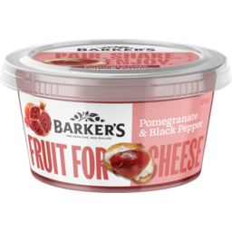 Photo of Barkers Fruit For Cheese Fruit Paste Pomegranate & Black Pepper 210g