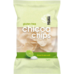 Photo of Piranha Gluten Free Lime & Sea Salt Chicca Chips 75g