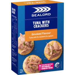 Photo of Sealord Tuna With Crackers Smoked Tuna 111g