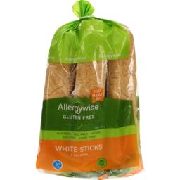 Photo of Allergywise Gluten Free White Sticks 3 Pack 570g