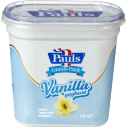 Photo of Pauls Yoghurt Vanilla With Acidophilus 1kg