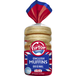 Photo of Tip Top English Muffins Original 6 Pack