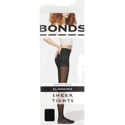 Photo of Bonds Sheer Slimming Black Size L 