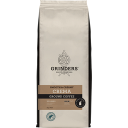 Photo of Grinders Coffee Roasters Crema Ground Coffee 1kg