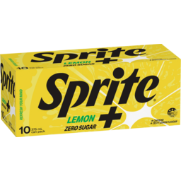 Photo of Sprite Lemon Plus Zero Sugar Cans 10x375ml