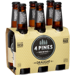 Photo of 4 Pines Draught 6 Pack Bottles 6x330ml