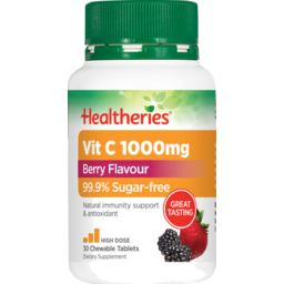 Photo of Healtheries Vitamin C Berry 1000mg 30 Pack