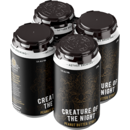 Photo of Aether Creature Of The Night Peanut Butter Stout Cans 