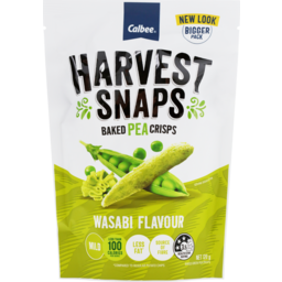 Photo of Calbee Harvest Snaps Pea Crisps Wasabi 120g