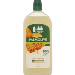 Photo of Palmolive Naturals Liquid Hand Wash Replenishing Milk & Honey Refill 500ml