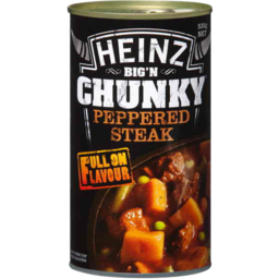 Photo of Heinz Big 'N Chunky Soup Peppered Steak 535gm