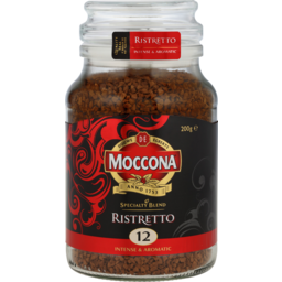 Photo of Moccona Ristretto Specialty Blend Instant Freeze Dried Coffee Jar 200g
