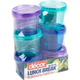 Photo of Decor Bright & Healthy Containers 35ml 6pk