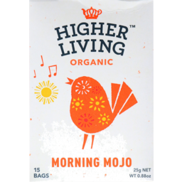 Photo of Higher Living Organic Morning Mojo Tea 15