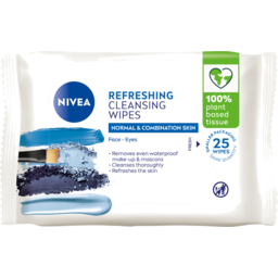 Photo of Nivea Refreshing Biodegradable Cleansing Wipes 25 Pack 25