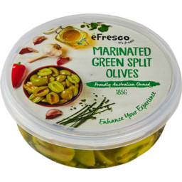 Photo of E Fresco Marinated Green Split Olives