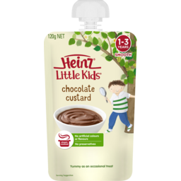 Photo of Heinz Little Kids Chocolate Custard Pouch 120g 1-3 Years 120g