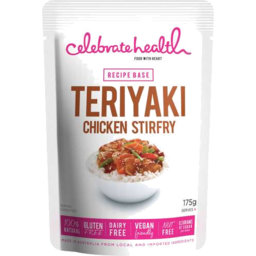 Photo of Celebrate Health Teriyaki Chicken Stir Fry Recipe Base 175gm