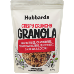 Photo of Hubbards Crispy Crunch Granola Raspberry & Cranberry