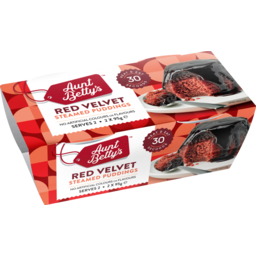 Photo of Aunt Bettys Steamed Puddings Red Velvet 2 Pack
