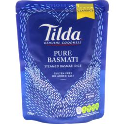 Photo of Tilda Steamed Pure Basmati Rice 250g