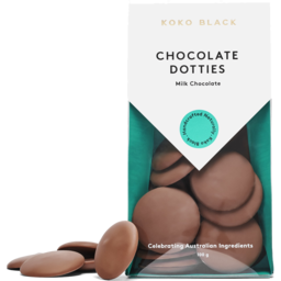 Photo of Koko Black Chocolate Dotties Milk 100g