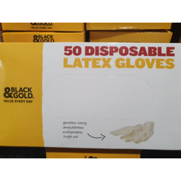 Photo of Black & Gold Glove Latex 50pk