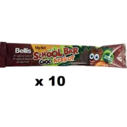 Photo of Bellis Bars Choc *Apricot*  X 10 Pack