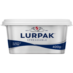 Photo of Lurpak Butter Spreadable Slightly Salted 400g 