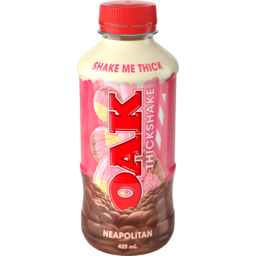 Photo of Oak Thickshake Neapolitan Flavoured Milk 425ml 425ml