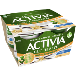 Photo of Danone Activia Probiotics No Added Sugar Vanilla Yoghurt 4x125g