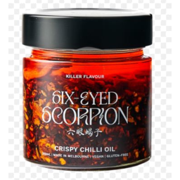 Photo of SIX EYED SCORPION CRISPY CHILLI OIL 