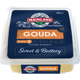 Photo of Mainland Gouda Cheese Slices 10 Pack 180g