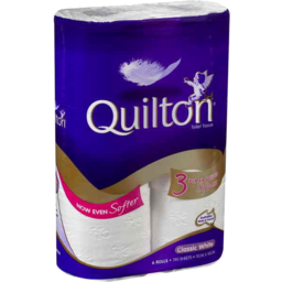 Photo of Quilton Toilet Tissue 3ply Classic White 6pk