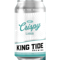Photo of King Tide Brewing Kt Crispy Lager Can Carton