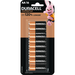 Photo of Duracell Coppertop Aa Alkaline Batteries 16 Pack 16pk