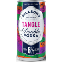 Photo of Billson's Tangle Double Vodka 6% Can