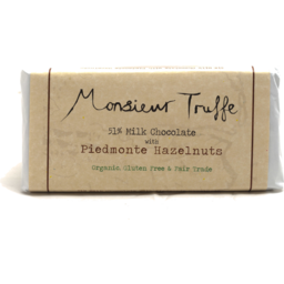 Photo of Monsieur Truffle - 51% Milk Chocolate Hazelnut Bar