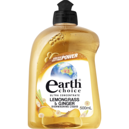 Photo of Earth Choice Ultra Concentrate Dishwashing Liquid Lemongrass & Ginger 500ml 500ml