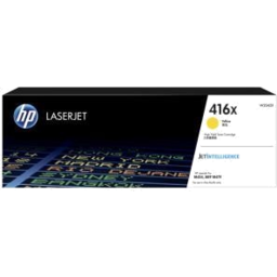 Photo of HP LaserJet Printer Toner Cartridge, Yellow, High Capacity 416X