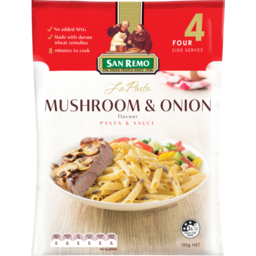Photo of San Remo La Pasta Mushroom & Onion 120g